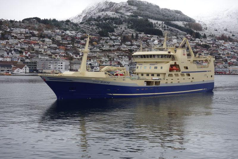 M/V EROS CHARTERED FOR RESEARCH FISHERY IN GREENLAND